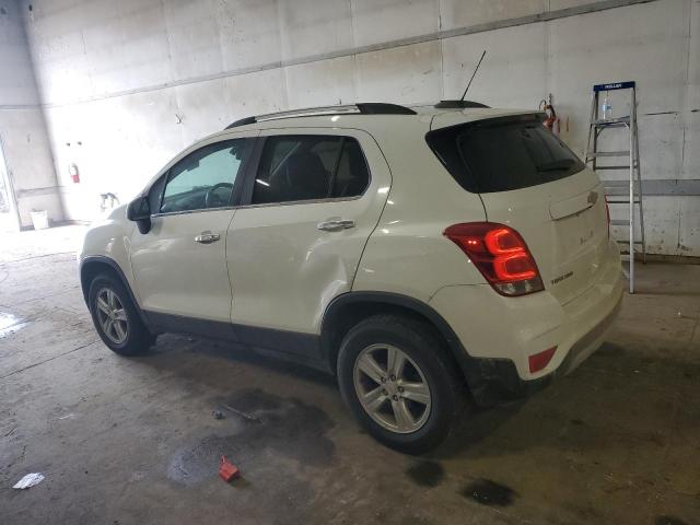 KL7CJPSB9KB858427 - 2019 CHEVROLET TRAX 1LT WHITE photo 2