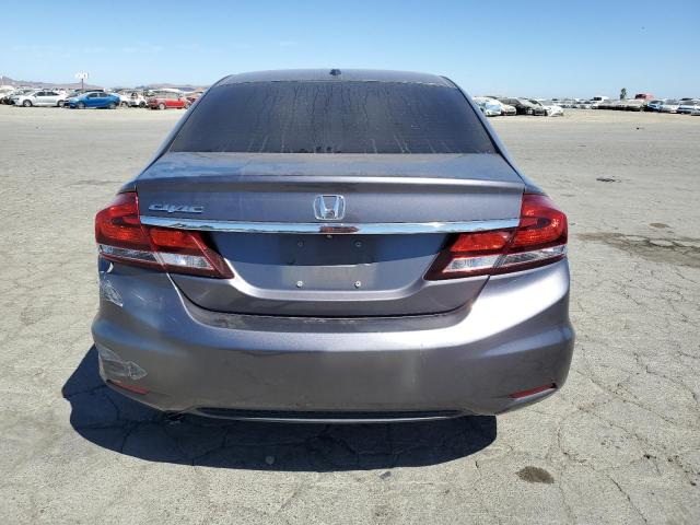 2HGFB2F97FH534964 - 2015 HONDA CIVIC EXL 灰色 照片 6
