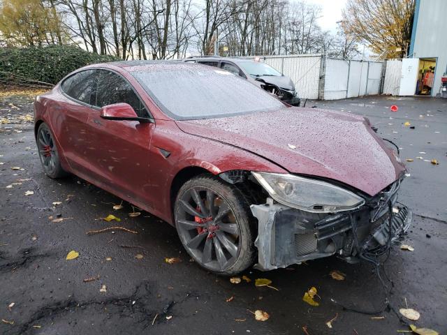 5YJSA1H16EFP52772 - 2014 TESLA MODEL S Բորդո լուսանկար 4