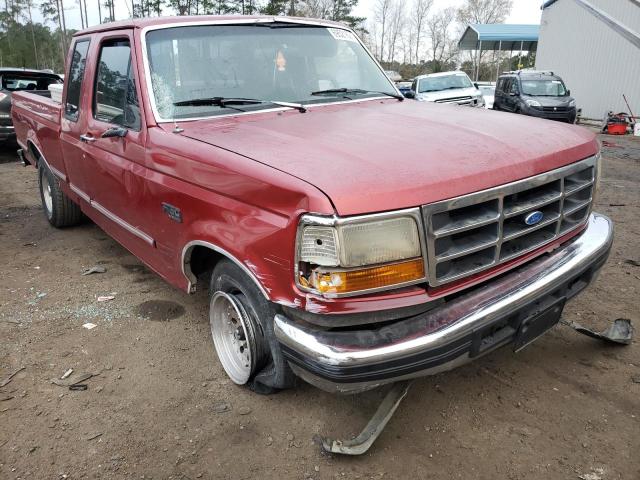 1FTEX15H9PKA76076 - 1993 FORD F150 RED photo 9