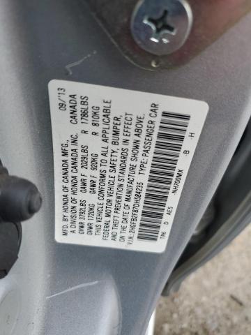 2HGFB2F87DH584235 - 2013 HONDA CIVIC EX SILVER photo 13