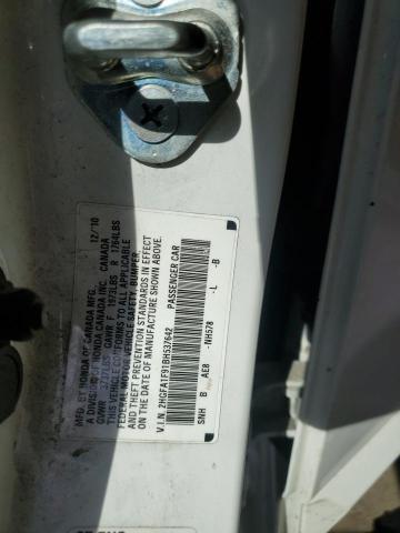 2HGFA1F91BH537642 - 2011 HONDA CIVIC EXL 白色 照片 13