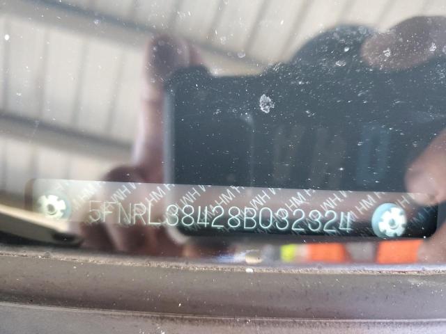 5FNRL38428B032324 - 2008 HONDA ODYSSEY EX TAN photo 13