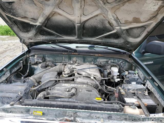 5TESN92N31Z736035 - 2001 TOYOTA TACOMA XTRACAB PRERUNNER მწვანე ფოტო 11