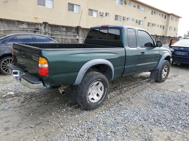 5TESN92N31Z736035 - 2001 TOYOTA TACOMA XTRACAB PRERUNNER მწვანე ფოტო 3