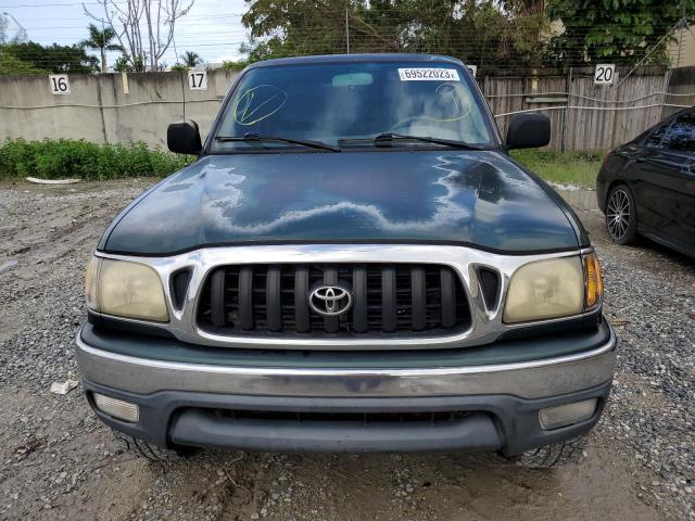 5TESN92N31Z736035 - 2001 TOYOTA TACOMA XTRACAB PRERUNNER მწვანე ფოტო 5