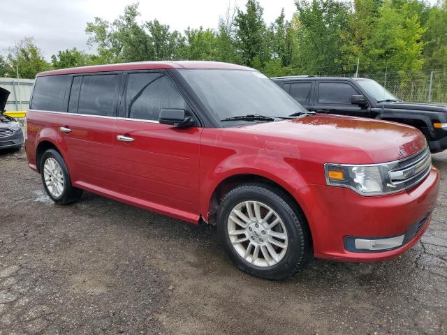 2FMGK5C86FBA20831 - 2015 FORD FLEX SEL RED photo 4
