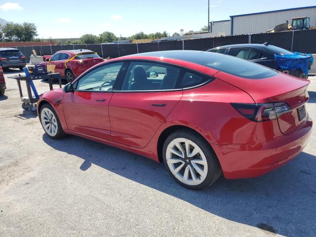 5YJ3E1EAXNF369821 - 2022 TESLA MODEL 3 红色 照片 2