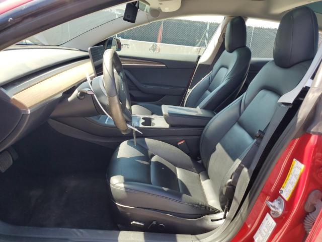5YJ3E1EAXNF369821 - 2022 TESLA MODEL 3 红色 照片 7