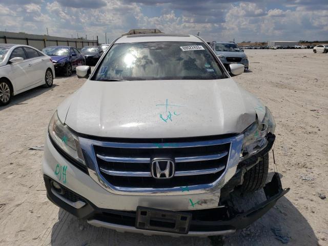 5J6TF2H50FL002579 - 2015 HONDA CROSSTOUR EXL WHITE photo 5