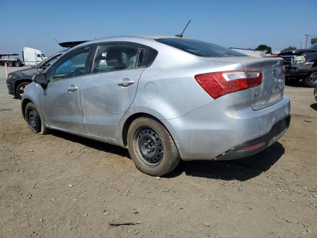 KNADM4A35D6104103 - 2013 KIA RIO LX SILVER photo 2