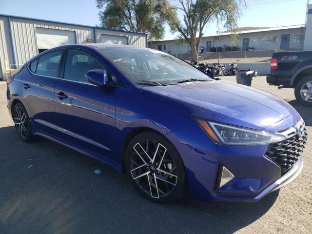 KMHD04LB2LU100616 - 2020 HYUNDAI ELANTRA SPORT BLUE photo 4