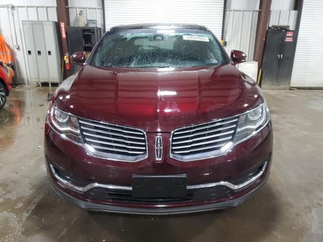 2LMPJ8LR9HBL47051 - 2017 LINCOLN MKX RESERVE ბურგუნდია ფოტო 5