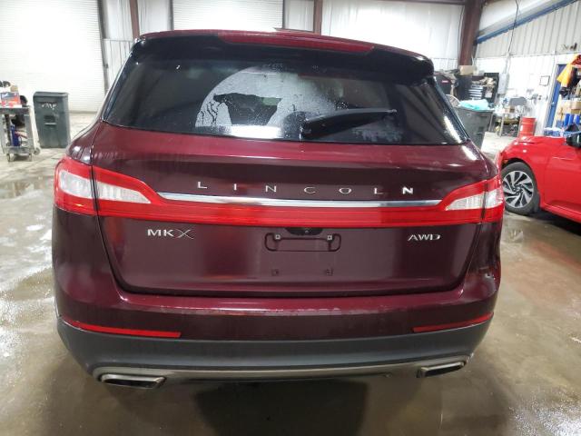 2LMPJ8LR9HBL47051 - 2017 LINCOLN MKX RESERVE BURGUNDY photo 6