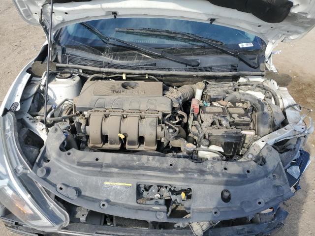 3N1AB7APXKL614324 - 2019 NISSAN SENTRA S WHITE photo 11