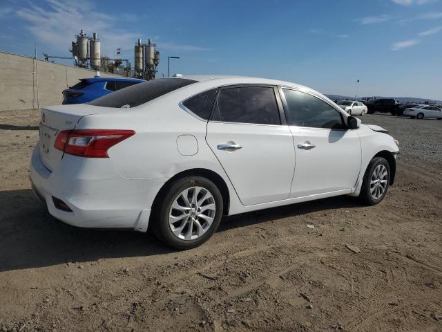 3N1AB7APXKL614324 - 2019 NISSAN SENTRA S WHITE photo 3