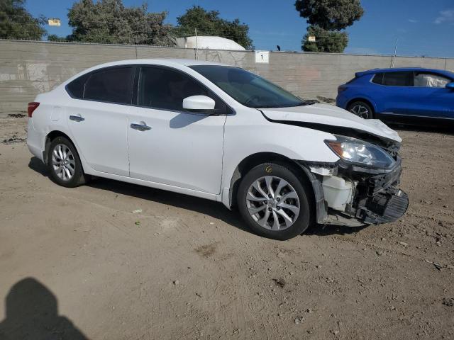 3N1AB7APXKL614324 - 2019 NISSAN SENTRA S WHITE photo 4
