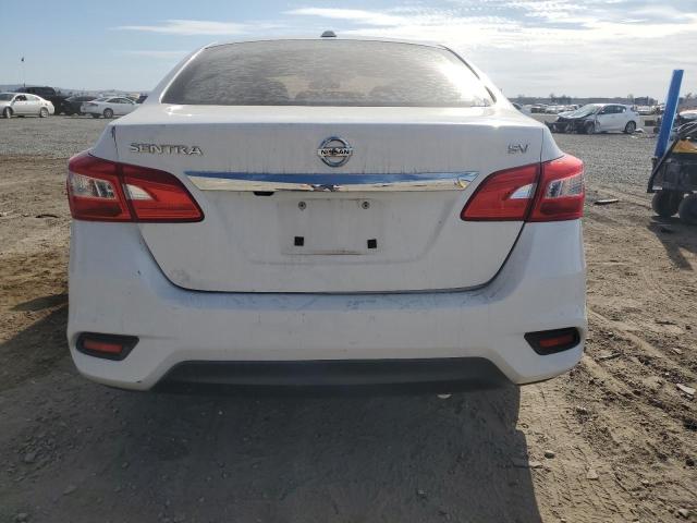 3N1AB7APXKL614324 - 2019 NISSAN SENTRA S WHITE photo 6