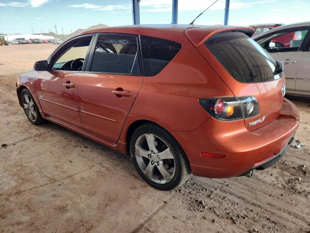 JM1BK343351238113 - 2005 MAZDA 3 HATCHBACK ORANGE photo 2