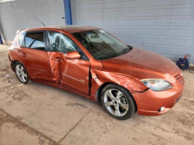 JM1BK343351238113 - 2005 MAZDA 3 HATCHBACK ORANGE photo 4