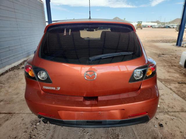 JM1BK343351238113 - 2005 MAZDA 3 HATCHBACK ORANGE photo 6