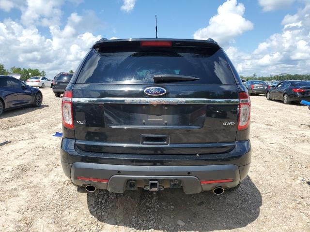 1FM5K8D82FGC46316 - 2015 FORD EXPLORER XLT BLACK photo 6
