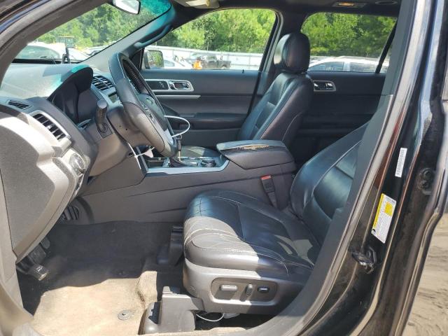 1FM5K8D82FGC46316 - 2015 FORD EXPLORER XLT BLACK photo 7