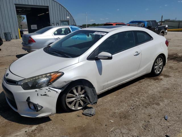 KNAFX6A84E5216986 - 2014 KIA FORTE EX WHITE photo 1