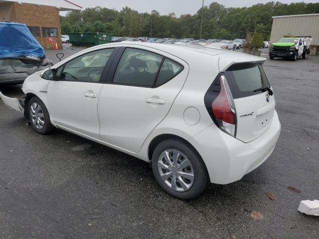 JTDKDTB33F1095386 - 2015 TOYOTA PRIUS C WHITE photo 2