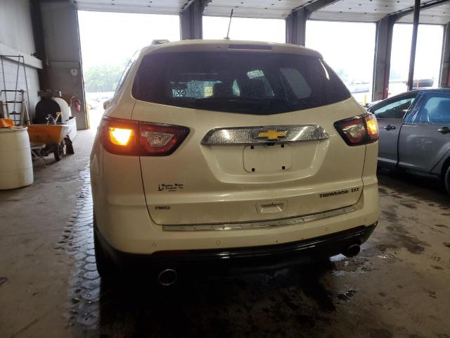 1GNKVLKD5DJ252796 - 2013 CHEVROLET TRAVERSE LTZ WHITE photo 6