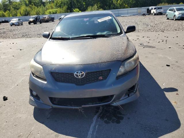 2T1BU4EE0AC457181 - 2010 TOYOTA COROLLA BASE GRAY photo 5