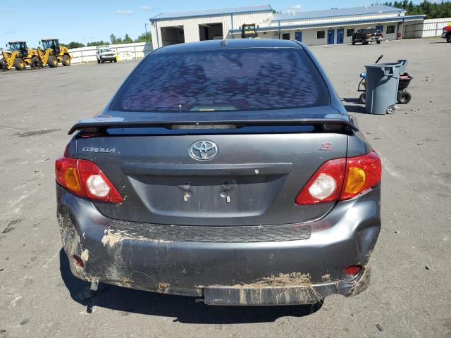 2T1BU4EE0AC457181 - 2010 TOYOTA COROLLA BASE GRAY photo 6