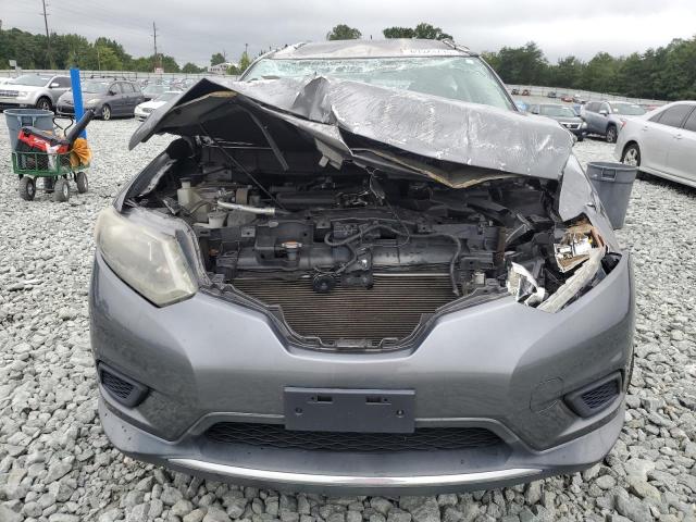 KNMAT2MV2GP664539 - 2016 NISSAN ROGUE S GRAY photo 5