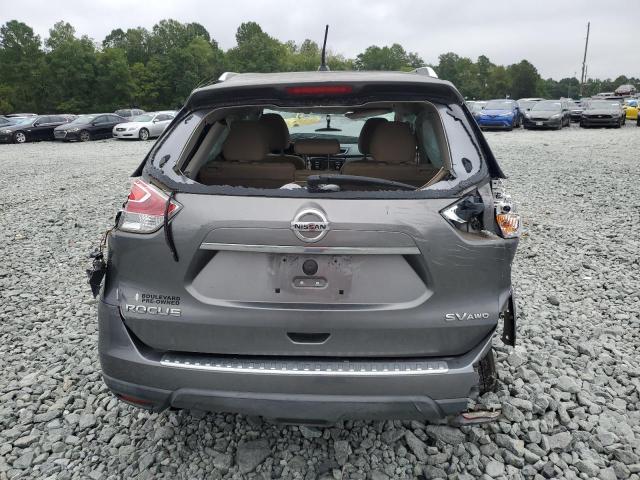 KNMAT2MV2GP664539 - 2016 NISSAN ROGUE S GRAY photo 6