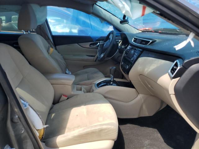 KNMAT2MV2GP664539 - 2016 NISSAN ROGUE S GRAY photo 7