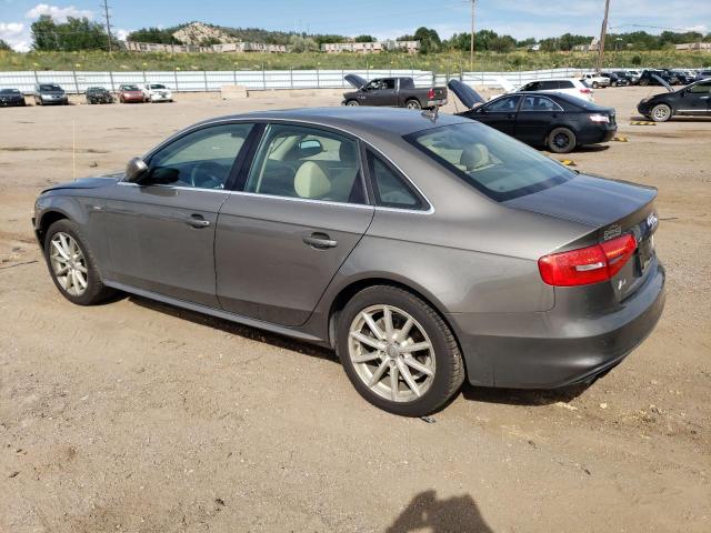 WAUEFAFL0EN014631 - 2014 AUDI A4 PREMIUM PLUS GRAY photo 2