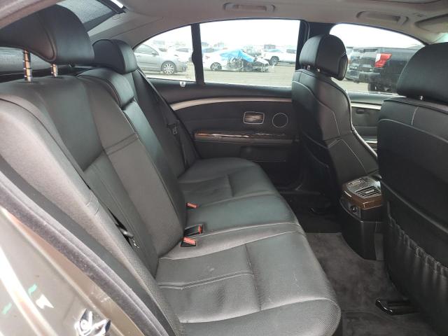 WBAHL83558DT12509 - 2008 BMW 750 I GRAY photo 10