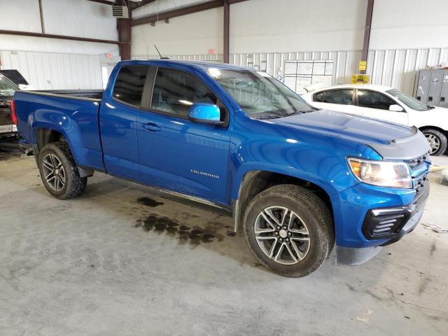 1GCHSBEA3M1181573 - 2021 CHEVROLET COLORADO BLUE photo 4