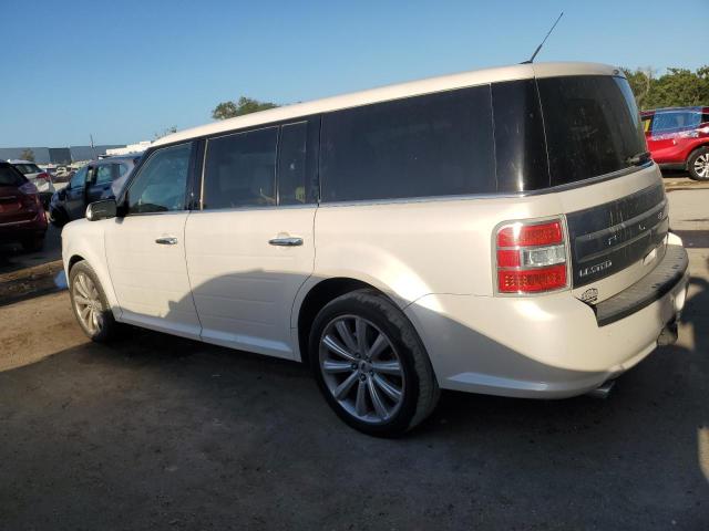 2FMGK5D80FBA10021 - 2015 FORD FLEX LIMITED WHITE photo 2