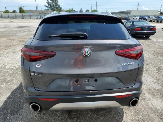 ZASPAKAN7K7C30024 - 2019 ALFA ROMEO STELVIO GRAY photo 6