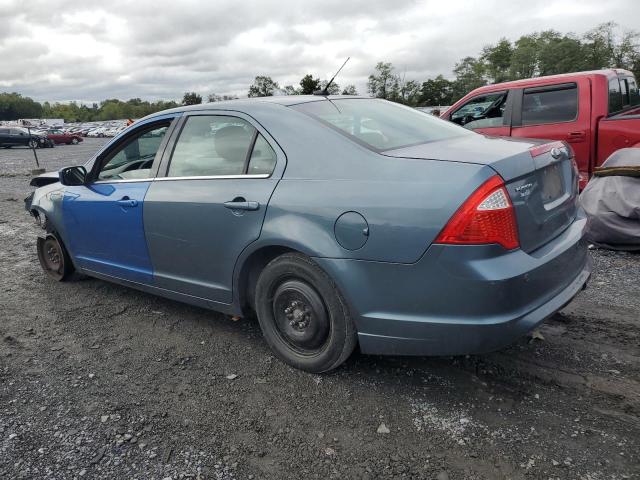 3FAHP0HA9BR197867 - 2011 FORD FUSION SE BLUE photo 2