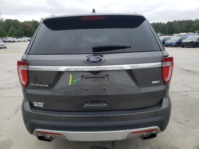 1FM5K8HT8GGD29426 - 2016 FORD EXPLORER PLATINUM GRAY photo 6