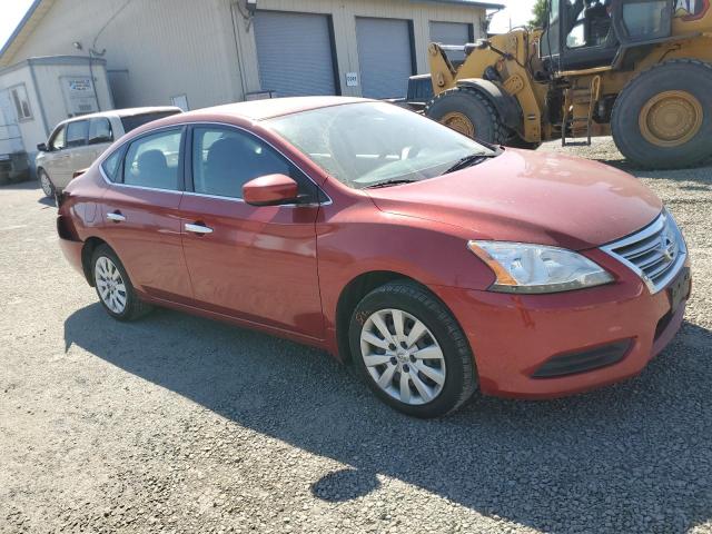 3N1AB7AP7EY331886 - 2014 NISSAN SENTRA S RED photo 4