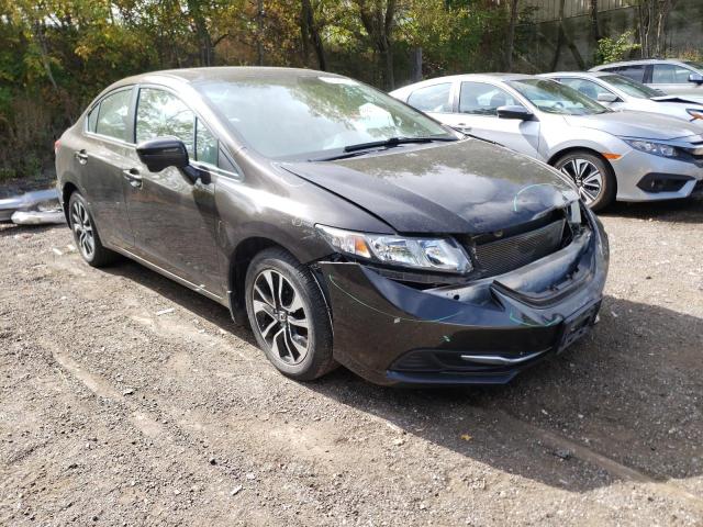 2HGFB2F53EH023117 - 2014 HONDA CIVIC LX BROWN photo 4