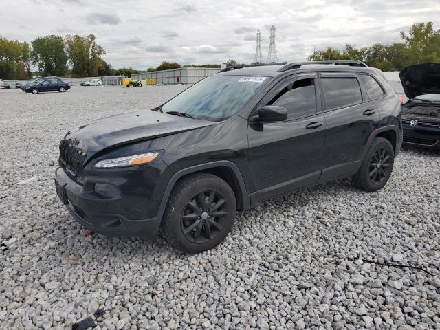 1C4PJMCS5EW297979 - 2014 JEEP CHEROKEE LATITUDE BLACK photo 1