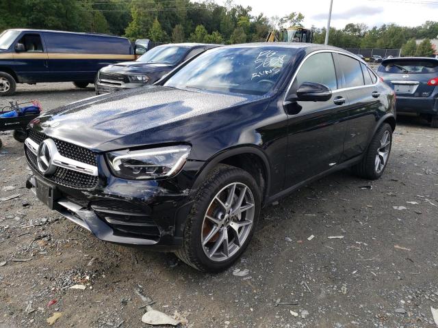 W1N0J8EB1NG035658 - 2022 MERCEDES-BENZ GLC COUPE 300 4MATIC BLACK photo 1