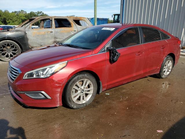 5NPE24AF5GH402846 - 2016 HYUNDAI SONATA SE BURGUNDY photo 1