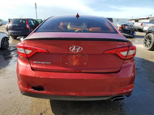 5NPE24AF5GH402846 - 2016 HYUNDAI SONATA SE BURGUNDY photo 6