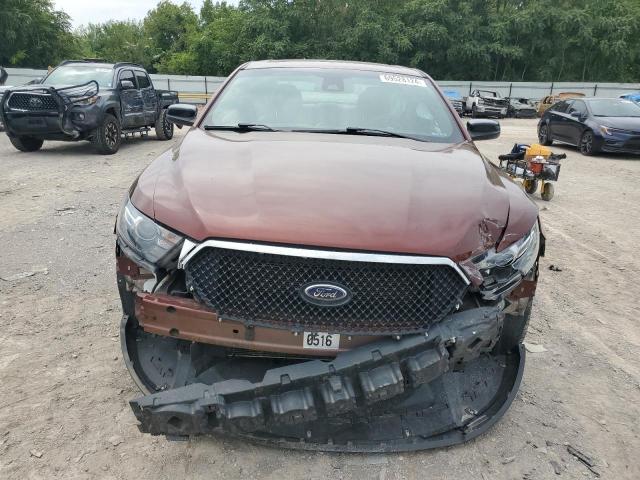 1FAHP2KT8GG140936 - 2016 FORD TAURUS SHO BROWN photo 5