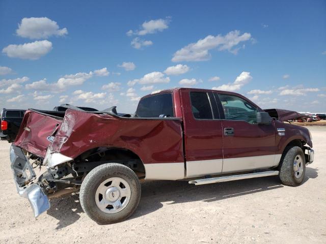 1FTRX12W45FA40225 - 2005 FORD F150 MAROON photo 3